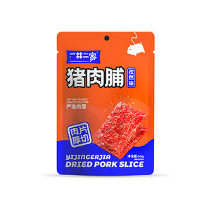 一井二家孜然味猪肉脯休闲食品65g