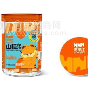 河岸红罐装山楂条300g