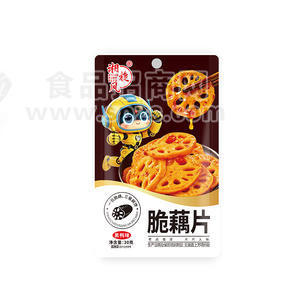 湘旋风脆藕片黑鸭味袋装30克休闲零食一元零食