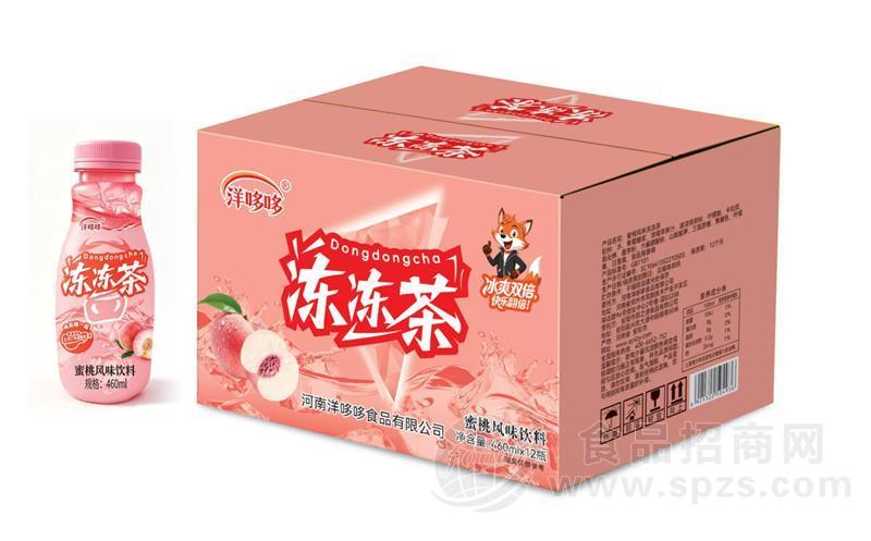 洋哆哆冻冻茶蜜桃风味饮料460ml12瓶
