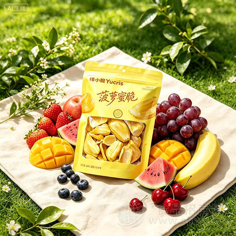缘小脆菠萝蜜脆60克冻干水果招商