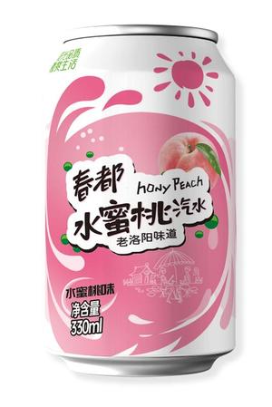 春都水蜜桃汽水330ml