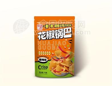 谷部一族香辣味花椒锅巴70g膨化食品