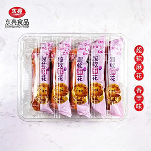 东亮食品超软麻花香芋味面包烘焙食品