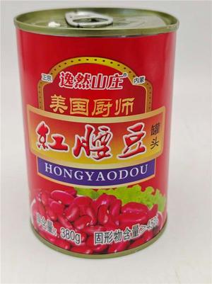 逸然山庄红腰豆罐头380g