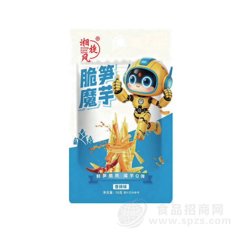 湘旋风脆笋魔芋香辣味18克休闲食品一元零食