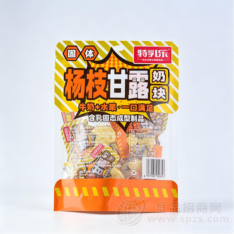 特乳乐固体杨枝甘露奶块蜂蜜柚子味