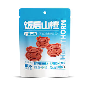一井二家蓝莓山楂棒果糕休闲食品65g