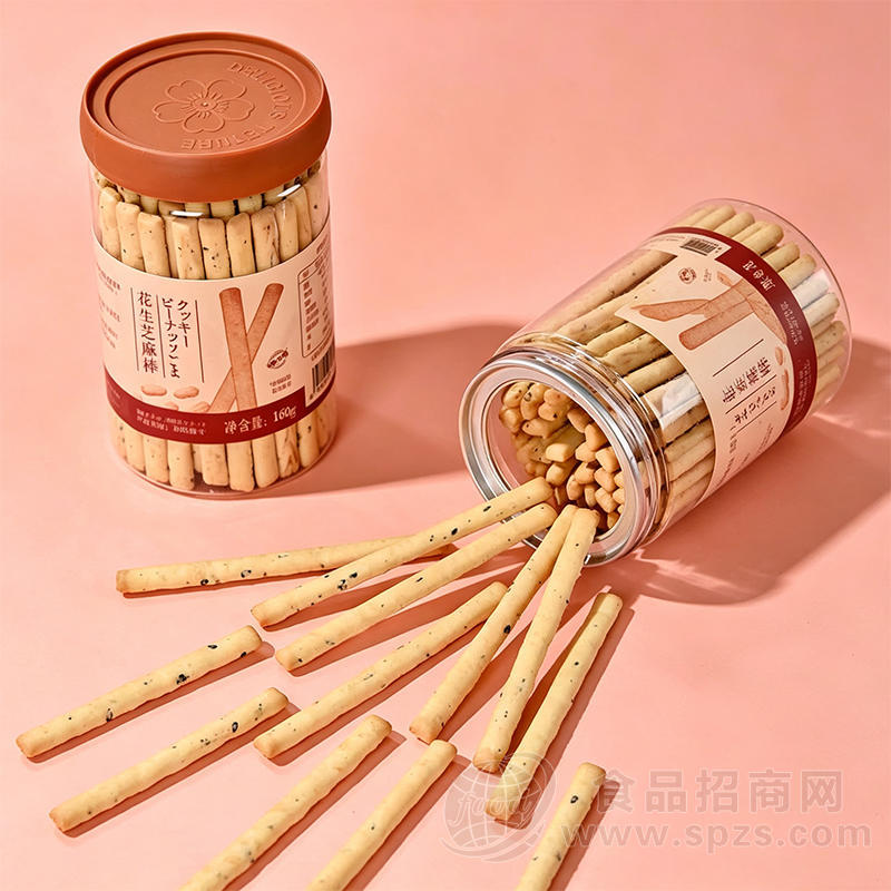 味小闲花生芝麻棒165克