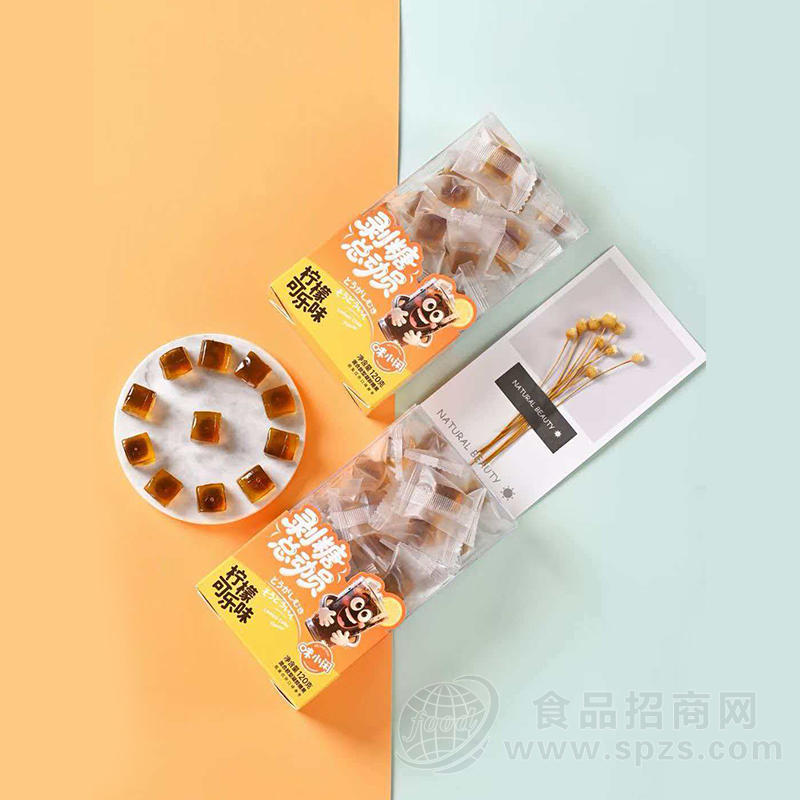 味小闲剥糖总动员柠檬可乐味120克