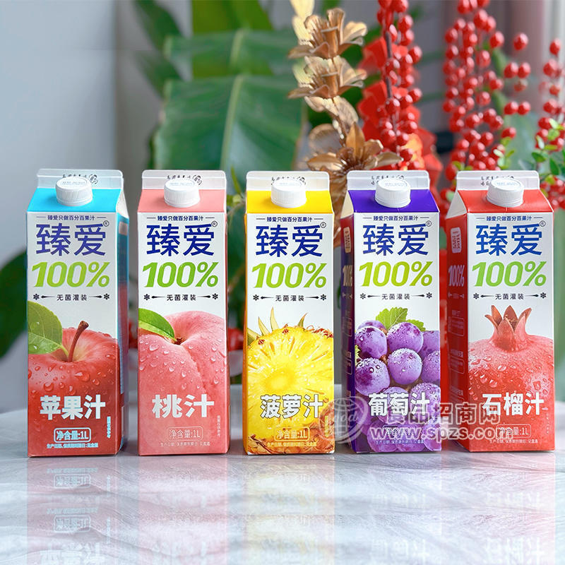 果汁赛道再添实力选手！臻爱100无菌灌装果汁五大口味重磅上市食品资讯 