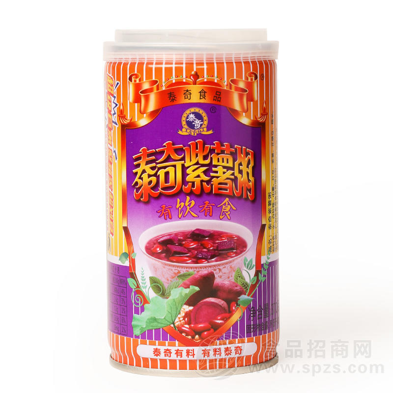 泰奇紫薯粥有饮有食罐装招商