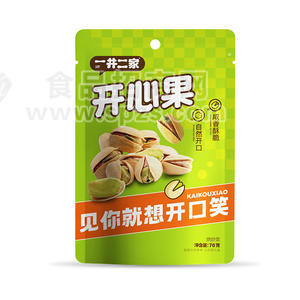 一井二家开心果干果休闲食品70g