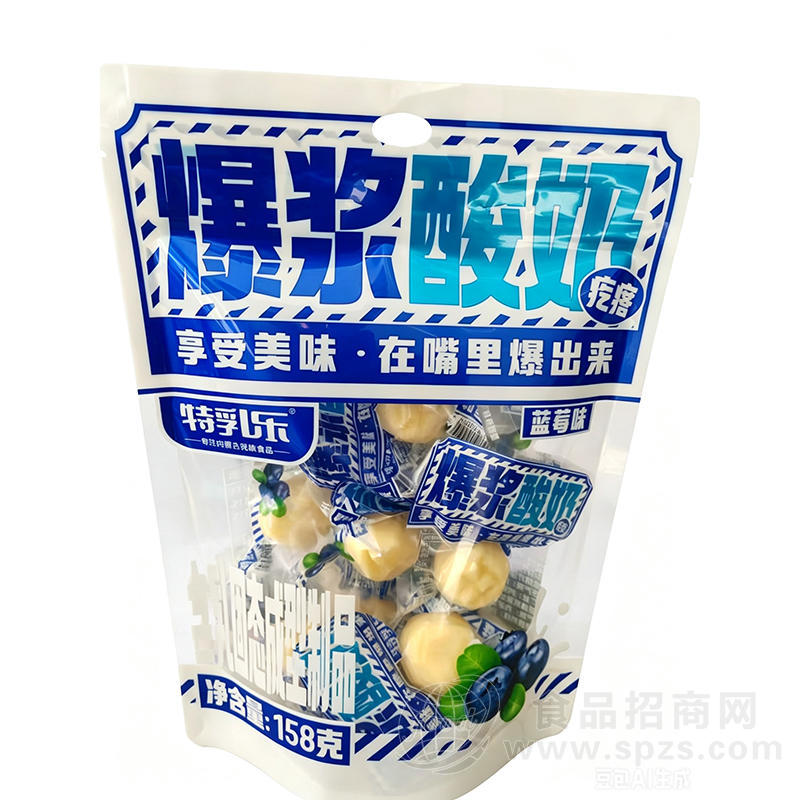 特乳乐爆浆酸奶疙瘩蓝莓味158g
