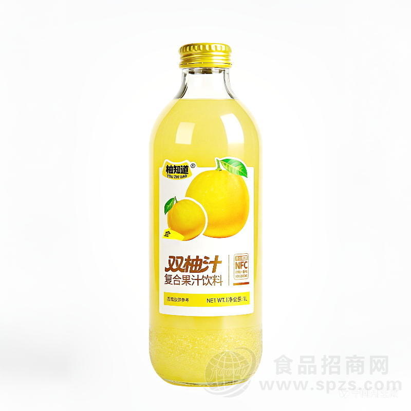 柚知道双柚汁果汁饮料1L