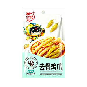 湘旋风去骨鸡爪山椒味30克休闲食品休闲零食