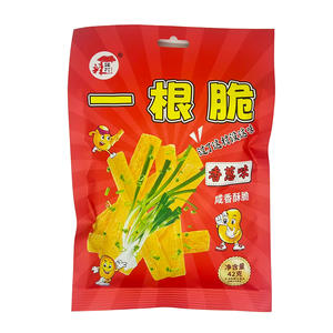 辣味村一根脆香葱味膨化食品
