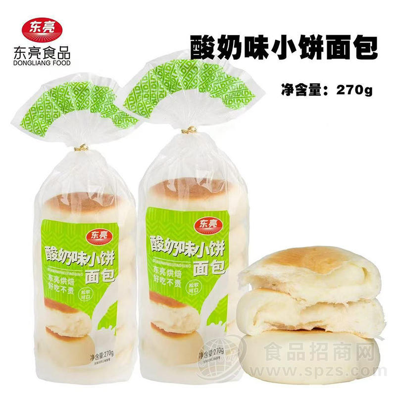 东亮食品酸奶味小饼面包烘焙食品270克