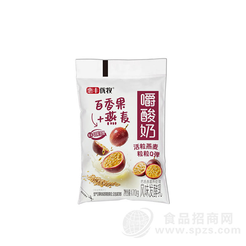惠丰优牧嚼酸奶（百香果+燕麦）