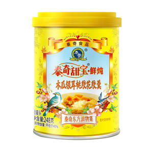 泰奇甜宝鲜炖木瓜银耳桃胶花胶羹罐头