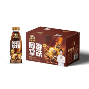 金晨幸特醇香拿铁咖啡蛋白饮料420gx15瓶