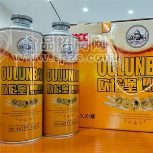 承接全麦拉格精酿啤酒代加工定制精酿啤酒瓶装1升装精酿啤酒