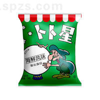 卜卜星海鲜风味非油炸膨化食品13克