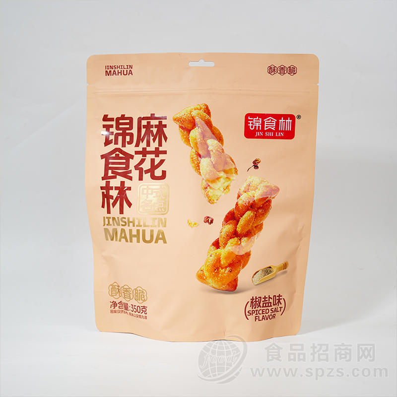 锦食林麻花椒盐味中式名点350克