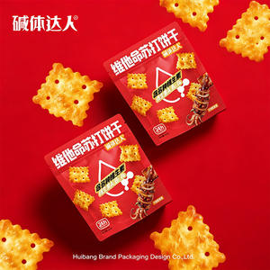 碱体达人维他命苏打饼干火爆鱿鱼味80克