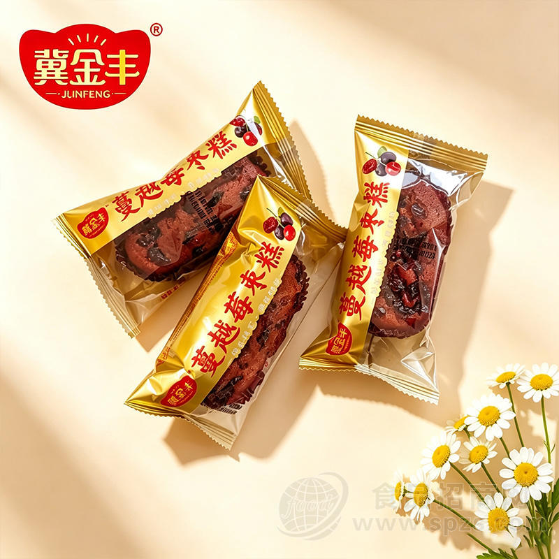 冀金丰蔓越莓枣糕烘焙食品面包