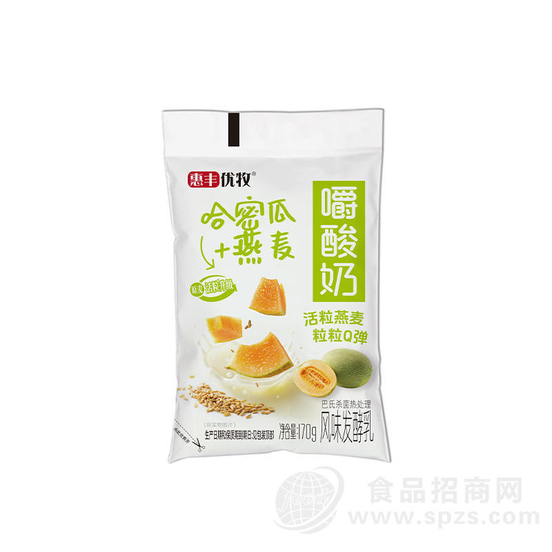 惠丰优牧嚼酸奶（哈密瓜+燕麦）
