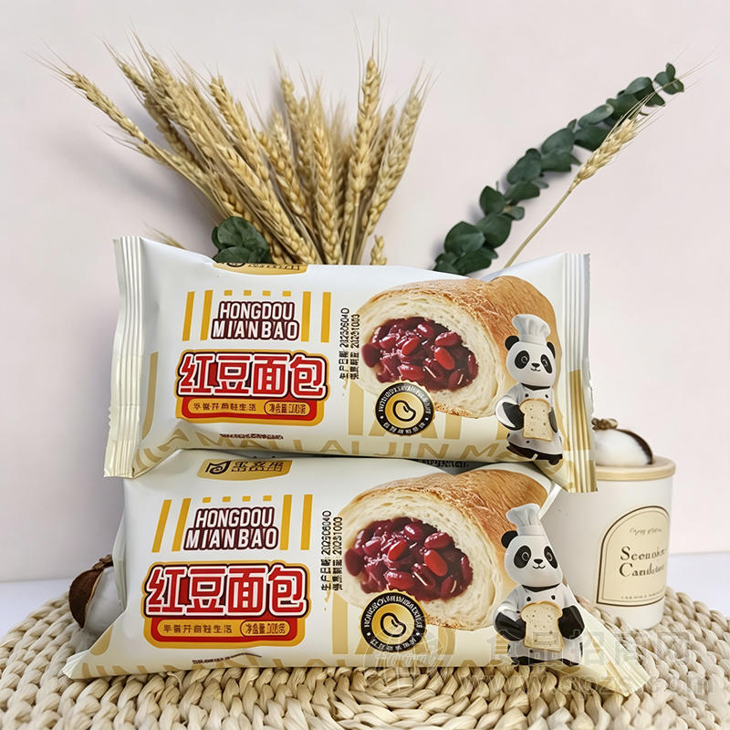 金麦莱红豆面包烘焙食品100克