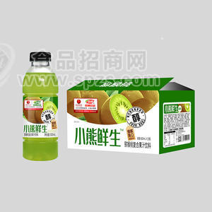 小熊鲜生猕猴桃复合果汁饮料600mlx15瓶