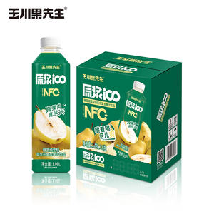 玉川果先生原浆100银耳炖雪梨益生元复合果汁饮品