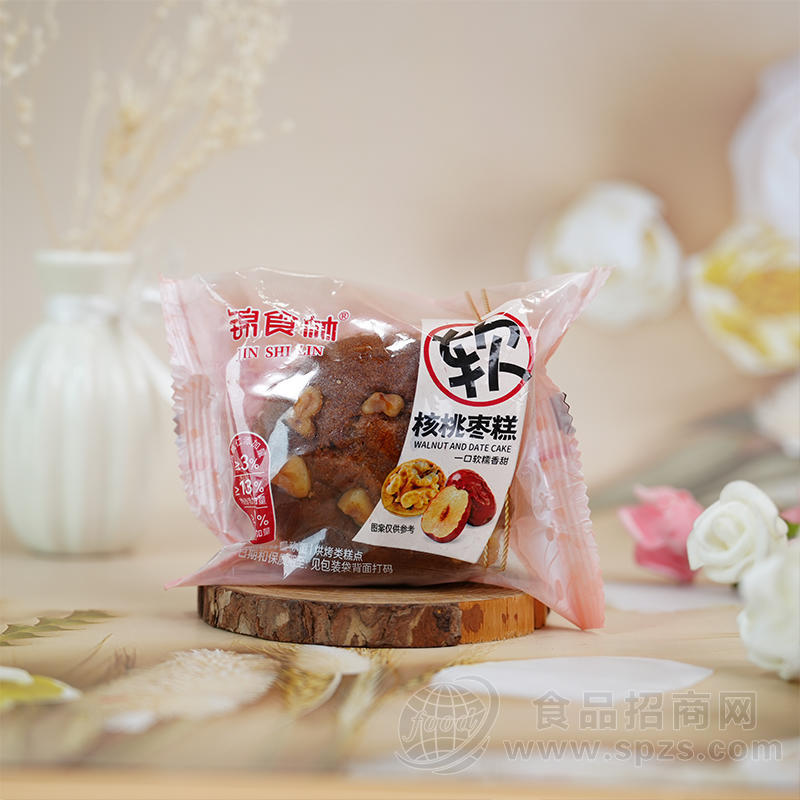 锦食林核桃枣糕烘焙食品小蛋糕