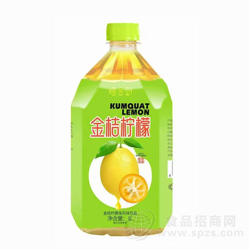 豫善堂金桔柠檬味风味饮料1L