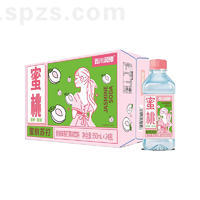 百川润豫蜜桃味苏打果味饮料350mlx24瓶