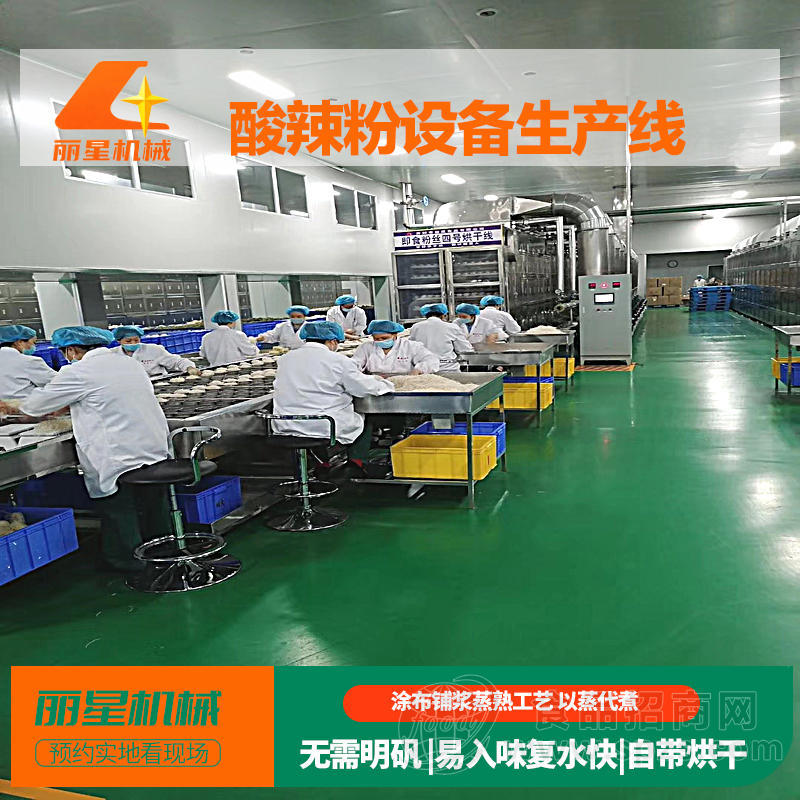 开封丽星大型酸辣粉生产线 日产1-12吨方便粉丝设备