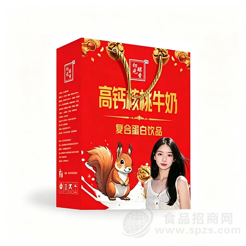 初元醇香高钙核桃牛奶复合蛋白饮品