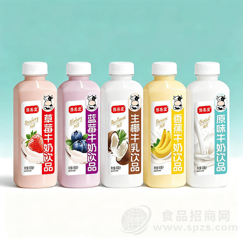 豫善堂果味牛奶饮品饮料450ml