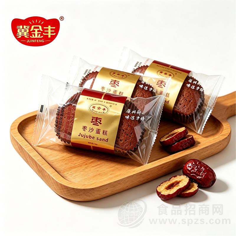 冀金丰枣沙蛋糕烘焙食品面包