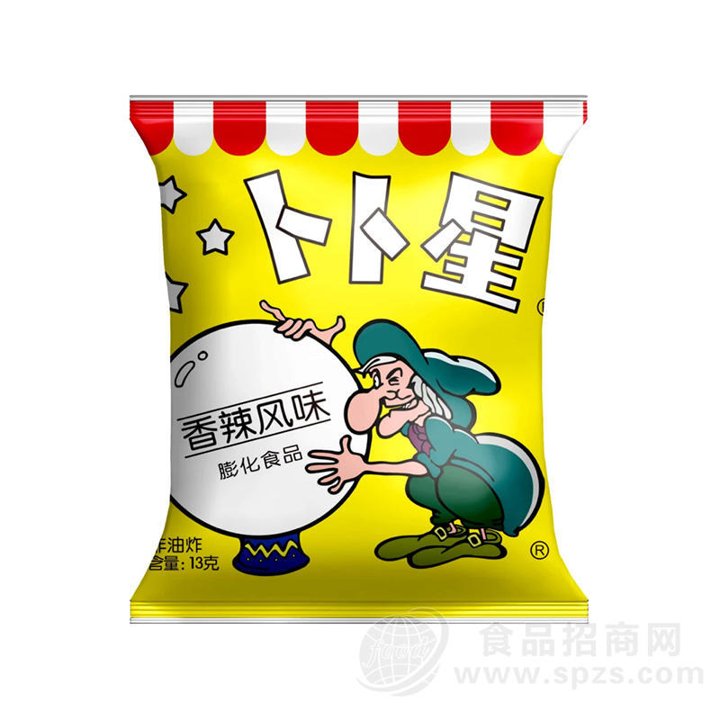 卜卜星香辣风味非油炸膨化食品13克