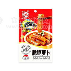 湘旋风脆脆萝卜脆爽味休闲食品42克休闲零食