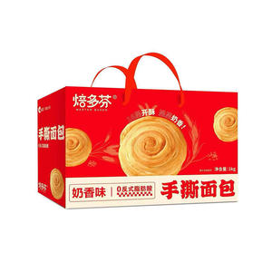 焙多芬手撕面包奶香味1千克礼盒装