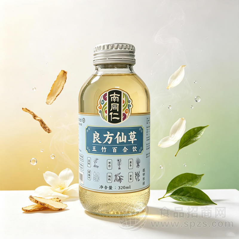 南同仁良方仙草玉竹百合饮320ml饮料