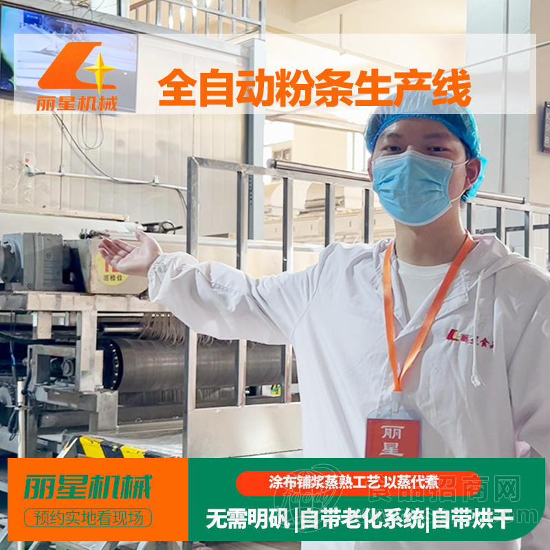 直条切割型水晶粉丝生产线 6SF系列 自动化运行 成品晶莹透亮