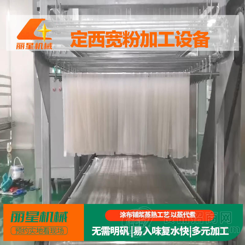 鲜粉苕皮生产线 6FJT系列铺浆切割型 粉丝宽粉粉带均可生产