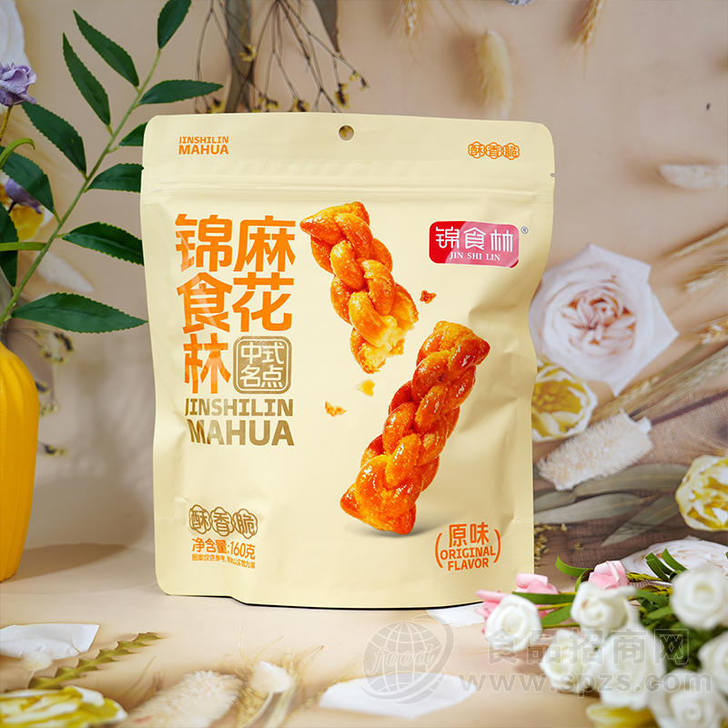 锦食林麻花原味中式名点160克