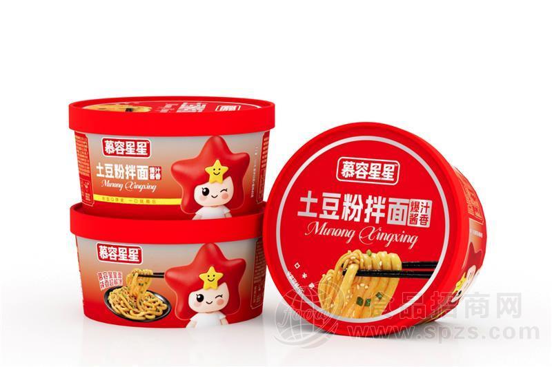 土豆粉拌面爆汁酱香味