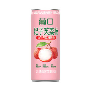 葡口益生元颗粒妃子笑荔枝果汁饮品320ml